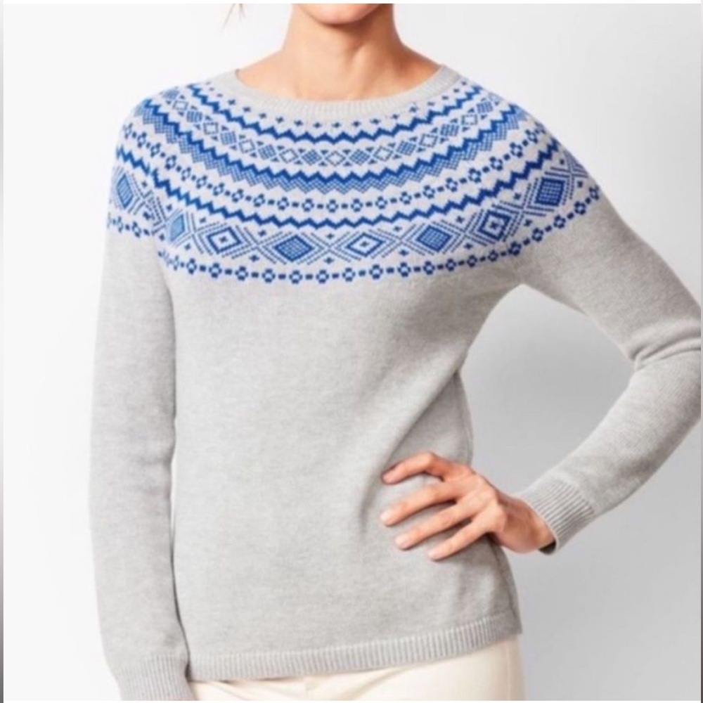 Talbots Fair Isle Sweater | M